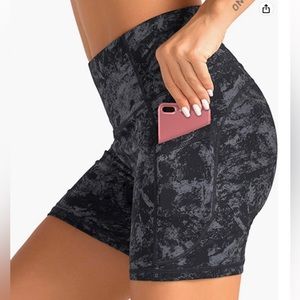High Waist Yoga/Running Shorts